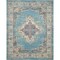 Homeroots 7 x 10 ft. Light Blue Distressed Medallion Area Rug 385336 - alternate 5